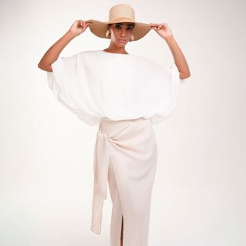 تصویر دامن بلند گره دار 172004-3